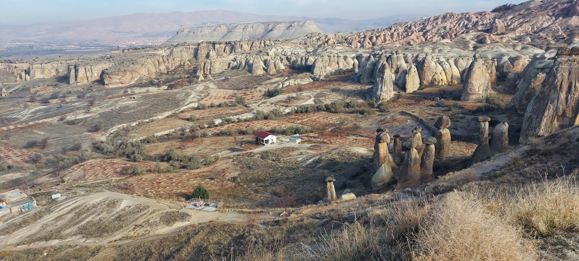 Kapadokya otel manzarası